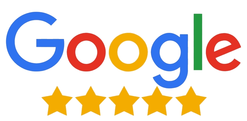 5 Star Google Reviews rating