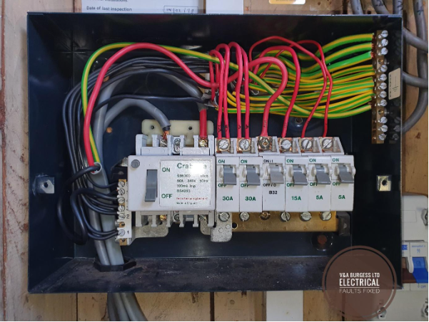 Old Fuse board - Electrical Faults Fixed, Newton-le-Willows