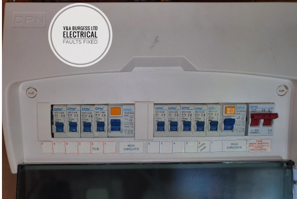 Consumer Unit with Trip Switches - Electrical Faults Fixed, Liverpool