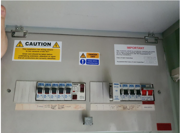 A fuse box / Consumer Unit - Electrical Faults Fixed, Liverpool