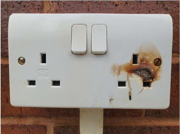 Burnt Plug Socket - Electrical Faults Fixed Liverpool