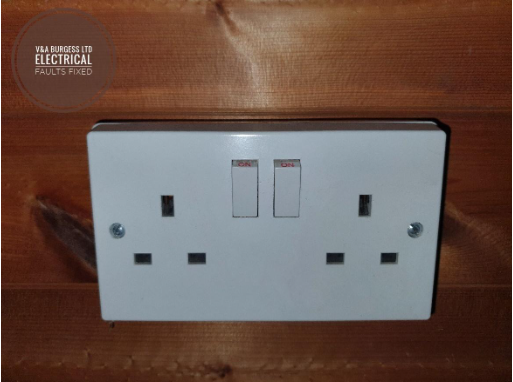 Neatly Installed Plug Socket Outlet - Electrical Faults Fixed, Liverpool