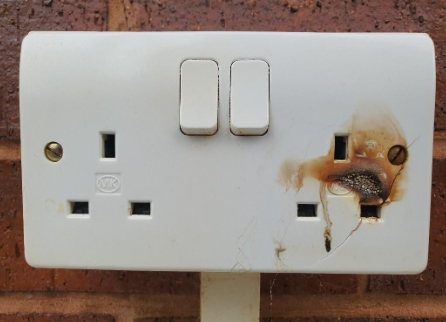 Burnt Plug Socket - Electrical Faults Fixed, Liverpool