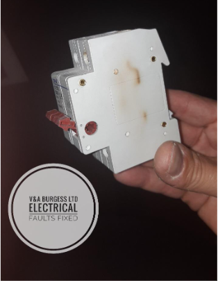 Electrical faults Fixed, Liverpool - Burnt Circuit breaker