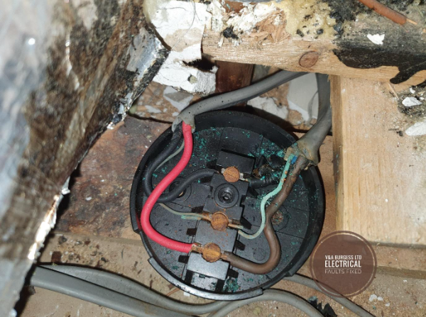 Electrical Faults Fixed, Liverpool - Burnt out junction box