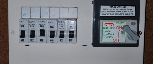 Electrical Faults Fixed, Liverpool - incorrect circuit breaker