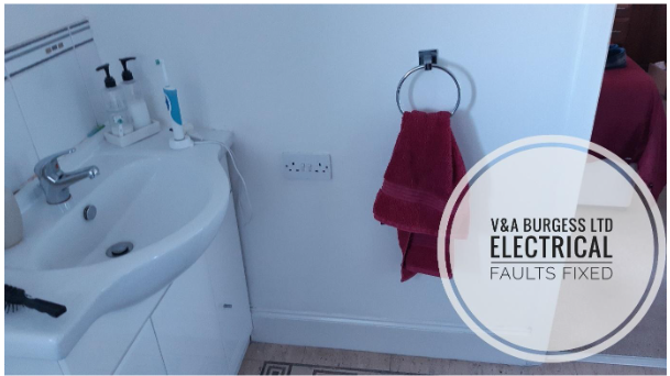 Plug socket too close to danger - Electrical Faults Fixed