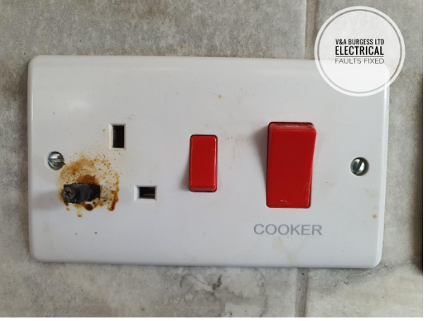 Burnt Plug Socket - Electrical Faults Fixed, Liverpool