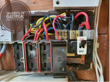 An old Fuse Wire Fuse Box